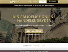 Tablet Screenshot of etxcapital.dk